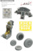 F104S Starfighter Löök Plus Instrument Panel and seatbelts, Wheels, MB7 Seat and TFace Mask (Kinetic) E644147