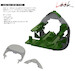 Grumman F4F-4 Wildcat - Löök Instrument Panel and seatbelts (Eduard) E644164