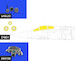 F104C Starfighter Löök+ Instrument Panel and seatbelts, early wheels and TFace Mask (Kinetic) E644168