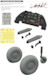 Beaufighter MKVI Löök plus Instrument Panel and seatbelts, wheels, exhausts and TFace mask (Tamiya) E644169