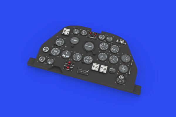 P38J Lightning Löök Instrument Panel and seatbelts, (Tamiya) E644178