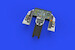 F35B Lightning Löök Instrument Panel and seatbelts (Italeri) E644187