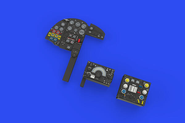 Mosquito B MkIV Lk Instrument Panel and seatbelts (Tamiya)  E644188