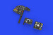 Mosquito B MkIV Löök Instrument Panel and seatbelts (Tamiya) E644188