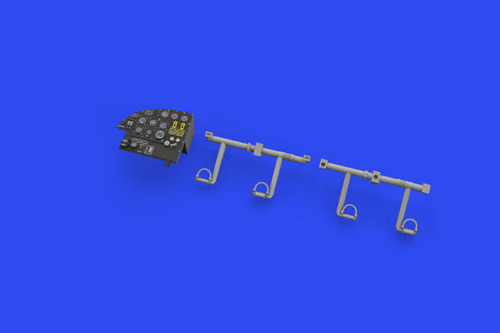 Avro Anson MKI Löök Instrument Panel, seatbelts and rudder pedals (Airfix)  E644202