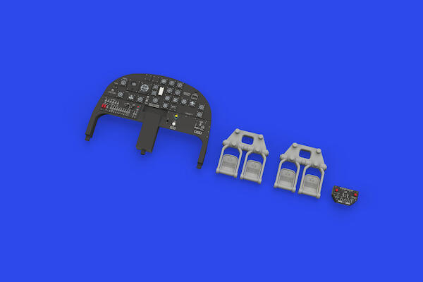 North American B25J Mitchell Löök Instrument Panel and seatbelts (Hong Kong Models) E644206