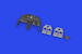 North American B25J Mitchell Löök Instrument Panel and seatbelts (Hong Kong Models) E644206