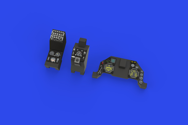 F16A MLU Fighting Falcon Löök Instrument Panel and seatbelts (Kinetic) E644211