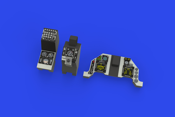 F16C Fighting Falcon Block 45 till 2005 Löök Instrument Panel and seatbelts (Kinetic) E644212