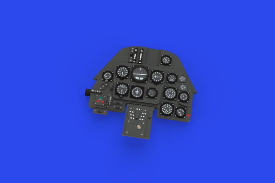 Messerschmitt Bf109K-4 Löök Instrument Panel and seatbelts (Eduard) E644227