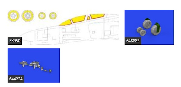 F-4E Löök+ TFace, wheels (Meng kit) E644232