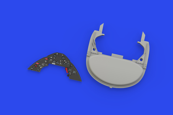 Grumman FM1 Wildcat Löök Instrument Panel and seatbelts (Eduard)  E644241