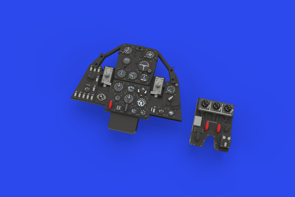 Bell B39N Airacobra Löök Instrument Panel and seatbelts, (Eduard) E644245