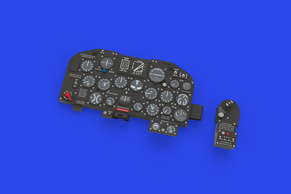 Republic P47D-25 Thunderbolt Löök Instrument Panel and seatbelts (Mini Art) E644246