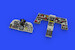 Northrop F5E Tiger Löök Instrument Panel and seatbelts, (AFV Club / Eduard) E644258