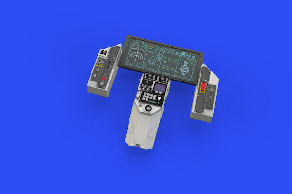 F35B Lightning II Löök Instrument Panel and seatbelts, (Tamiya) E644259