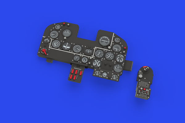 P47D-30 Thunderbolt  Löök Instrument Panel and seatbelts, (Mini Art)  E644269