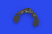 Grumman FM1 Wildcat Löök Instrument Panel and seatbelts, (Eduard) E644271