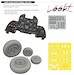 Fairey Gannet AS1/AS4 Löök + Instrument Panel and seatbelts, Wheels and TFace Mask (Airfix) E644272