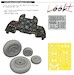 Fairey Gannet AS1/AS4 Löök + Instrument Panel and seatbelts, Wheels and  TFace Mask (Airfix) E644272