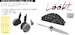 Messerschmitt Bf108 Spoked Wheels Löök + nstrument Panel and seatbelts, Wooden propeller, wheels and TFace mask (Eduartd)  (Eduard) E644277