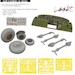 B24J Liberator  Löök+ Instrument Panel and seatbelts, wheels, superchargers and TFace mask (ICM) E644285