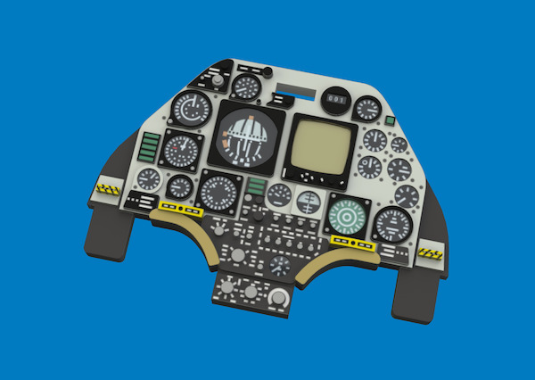 Douglas A4M Skyhawk Mod. 1970 Löök Instrument Panel and seatbelts (Magic factory)  E644291