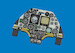 Douglas A4M Skyhawk Mod. 1970 Löök Instrument Panel and seatbelts (Magic factory) E644291