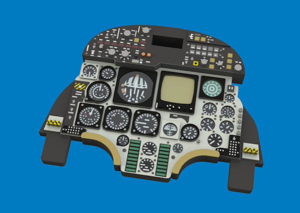 Douglas A4M Skyhawk Mod. 1975 Löök Instrument Panel and seatbelts (Magic factory) E644292