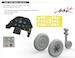 Messerschmitt BF109F Löök+ Instrument Panel and seatbelts, wheels and TFace mask (Eduard) E644297