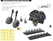 Curtiss P40E Warhawk Löök + Instrument Panel and seatbelts, Cross tread wheels, rounded exhaust stacks and TFace masking set (Eduard) E644298