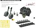 Curtiss P40E Warhawk Löök + Instrument Panel and seatbelts, Cross tread wheels, rounded exhaust stacks and TFace masking set (Eduard) E644298