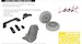 Focke Wulf FW190A-4 Löök+ Instrument Panel and seatbelts, Early Wheels, seat with belts and TFace mask (Eduard) E644313