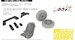 Focke Wulf FW190A-4  Löök+ Instrument Panel and seatbelts, Early Wheels, seat with belts and TFace mask (Eduard) E644313