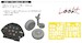 Fieseler Fi156C Storch Löök+ Instrument Panel and seatbelts, Wheels and TFace mask (Tamiya) E644325