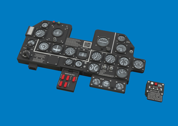 P47N Thunderbolt Löök Instrument Panel and seatbelts (MiniArt) E644339