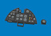 Hurricane MKI Löök Instrument Panel and seatbelts (Arma Hobby) E644343