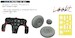 Henschel HS129B Löök+ Instrument Panel and seatbelts, Wheels and TFace mask (Takom) E644344