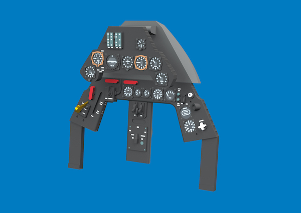 Focke Wulf FW190D-9 Löök  Instrument Panel and seatbelts (MiniArt)  E644346