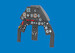 Focke Wulf FW190D-9 Löök  Instrument Panel and seatbelts (MiniArt) E644346