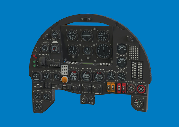 Hampden B MkI Löök Instrument Panel and seatbelts (ICM) E644347