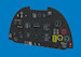 Spitfire MKIXe Löök Instrument Panel and seatbelts (Airfix) E644348