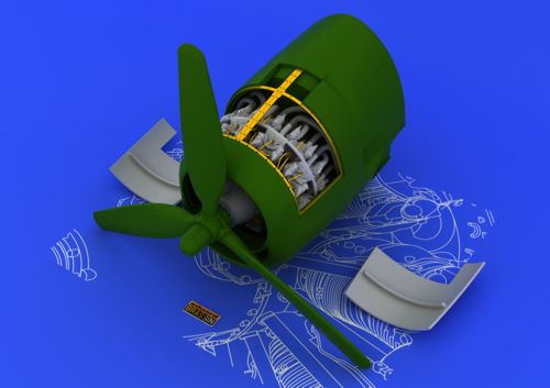 Pratt and Whitney R2800-10 Engine (F6F Eduard) e648-056