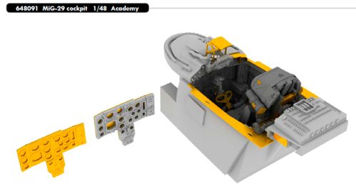 Mikoyan MiG29 Cockpit (Academy)  e648091