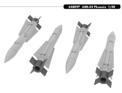 AIM-54 Phoenix Missiles (4) e648-097