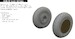 Grumman FM1 Wildcat Wheels (Tamiya) E6481016