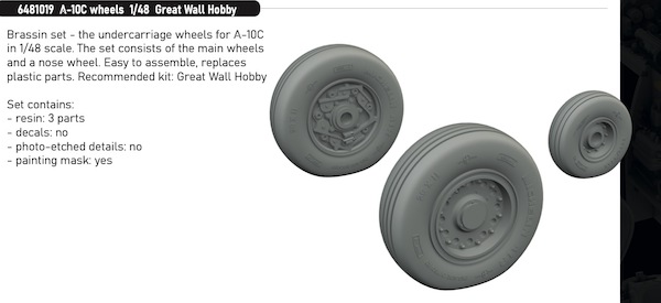 A10C Thunderbolt Wheels (Great Wall) E6481019
