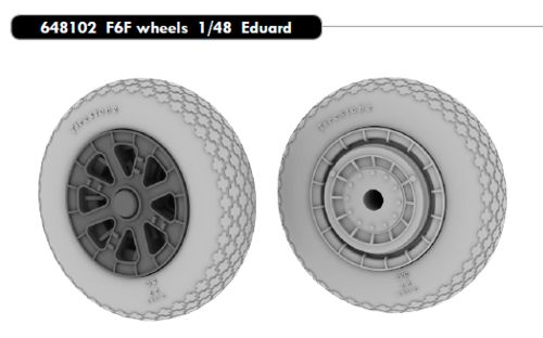 F6F Hellcat Wheels (Eduard)  E648-102