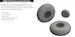 Boeing B17F Flying Fortress Wheels, Oval Tread (HKM/Eduard) E6481026