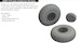 Boeing B17F Flying Fortress Wheels, Rhomboid Tread (HKM/Eduard) E6481027